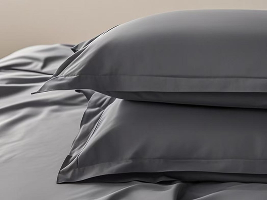 OEM Tencel Lyocell Comforter Set الرمادي الداكن المريح Twin Comforter Sets